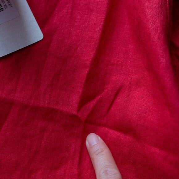 Doen Jora Linen Dress in Scarlet Size XS - Picture 7 of 11